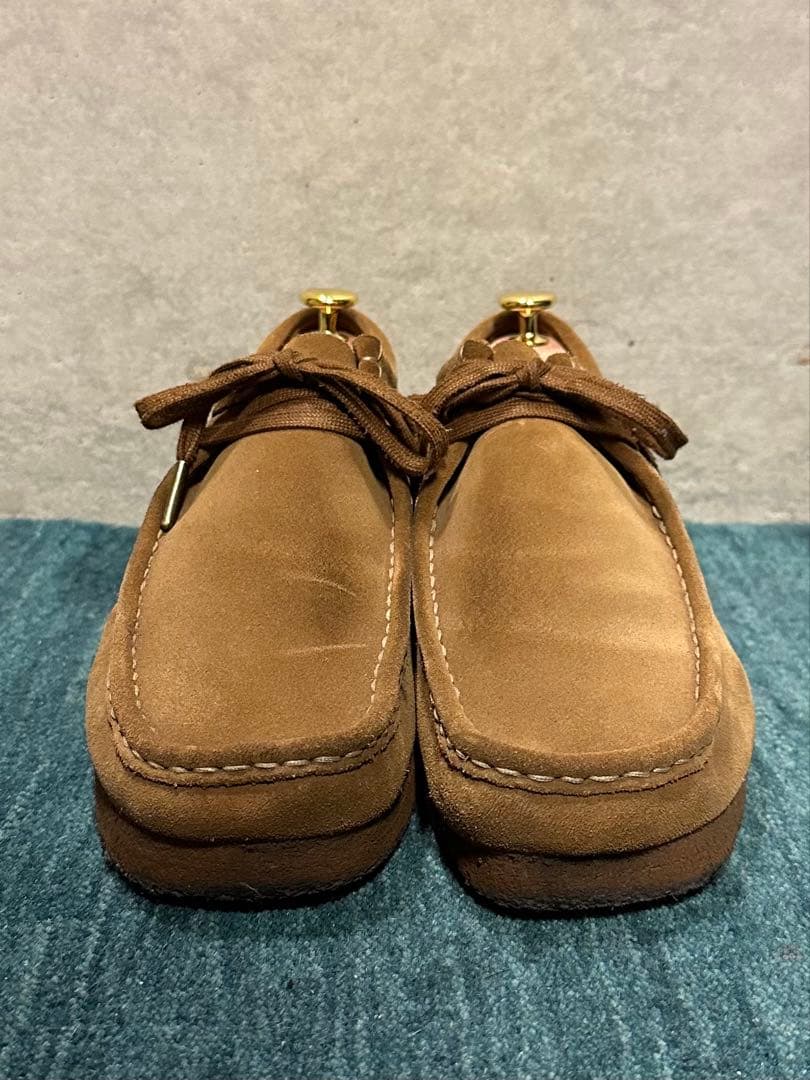 【CLARKS】Wallabee ワラビー ブラウン スウェード UK8