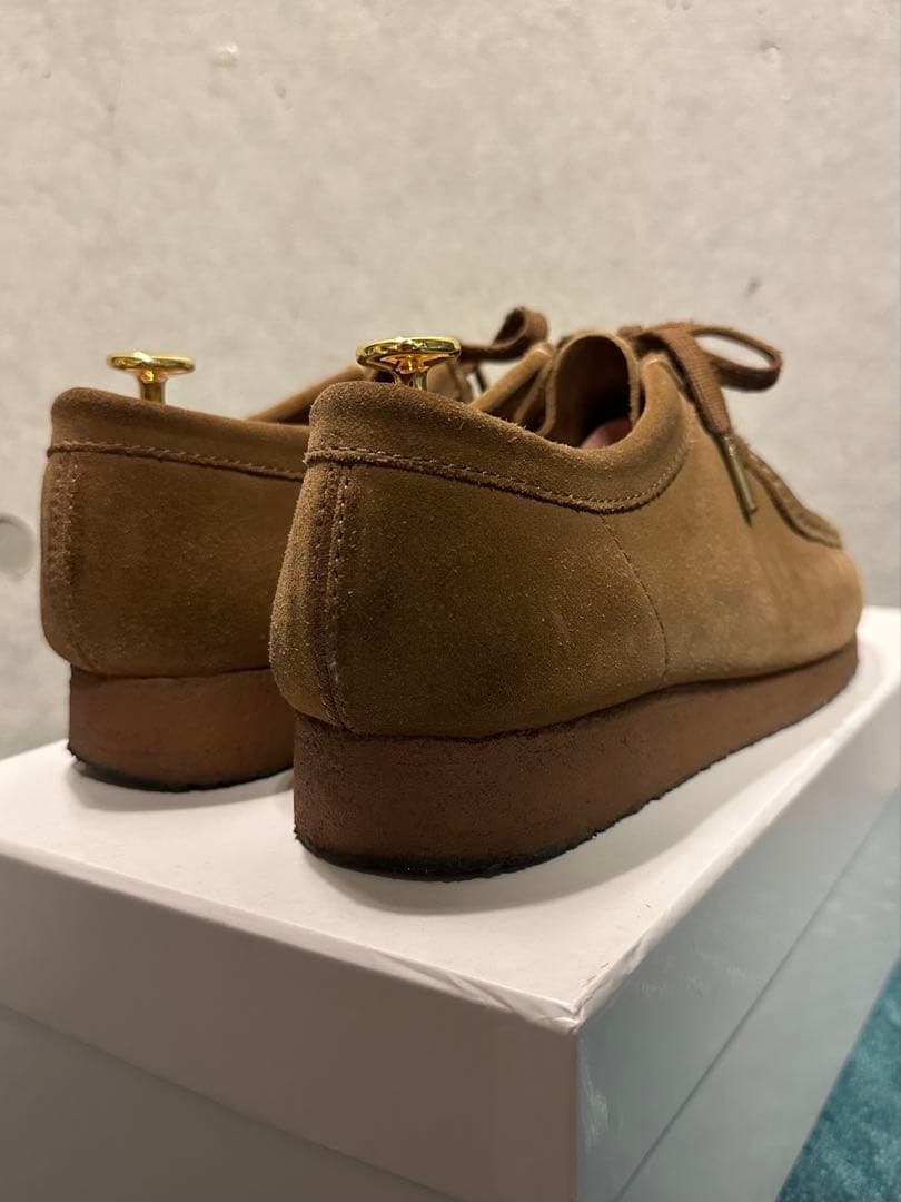 【CLARKS】Wallabee ワラビー ブラウン スウェード UK8