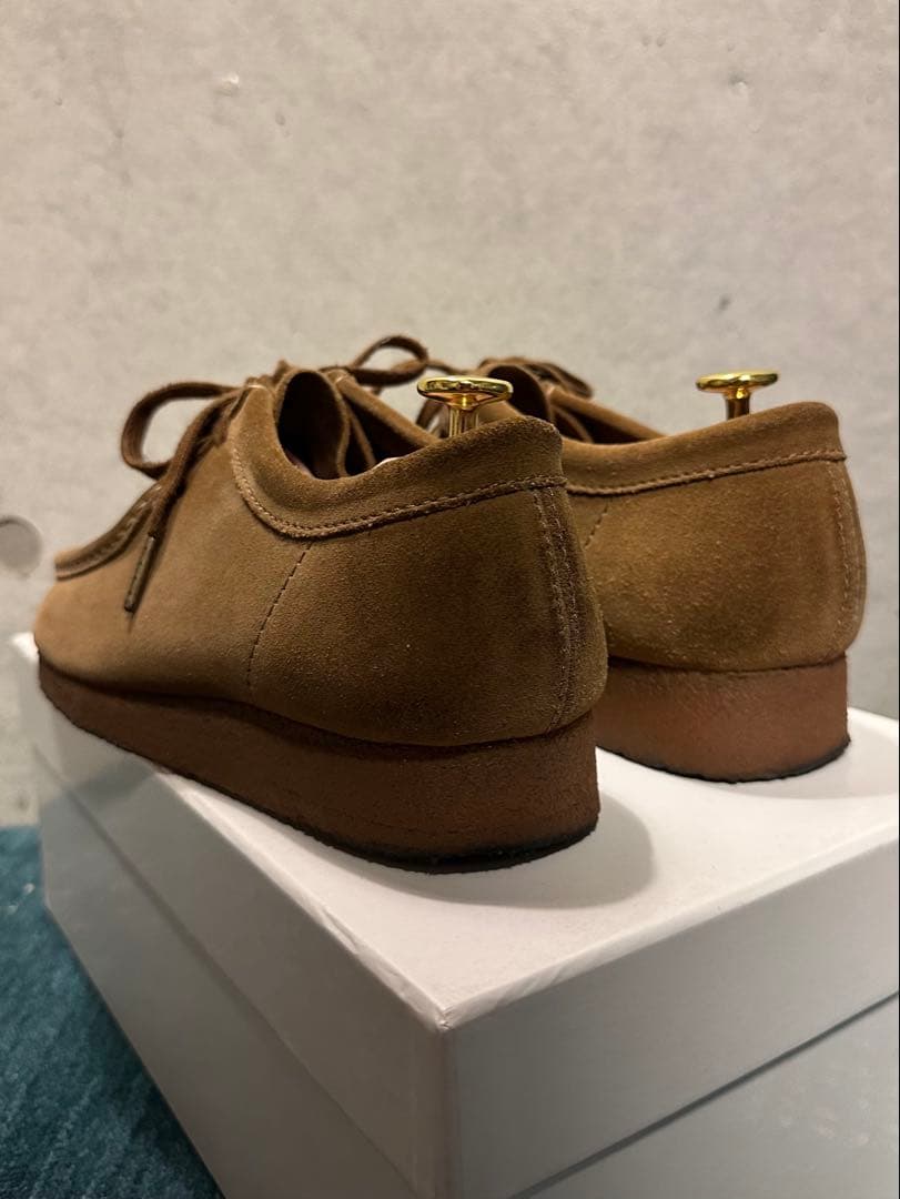 【CLARKS】Wallabee ワラビー ブラウン スウェード UK8