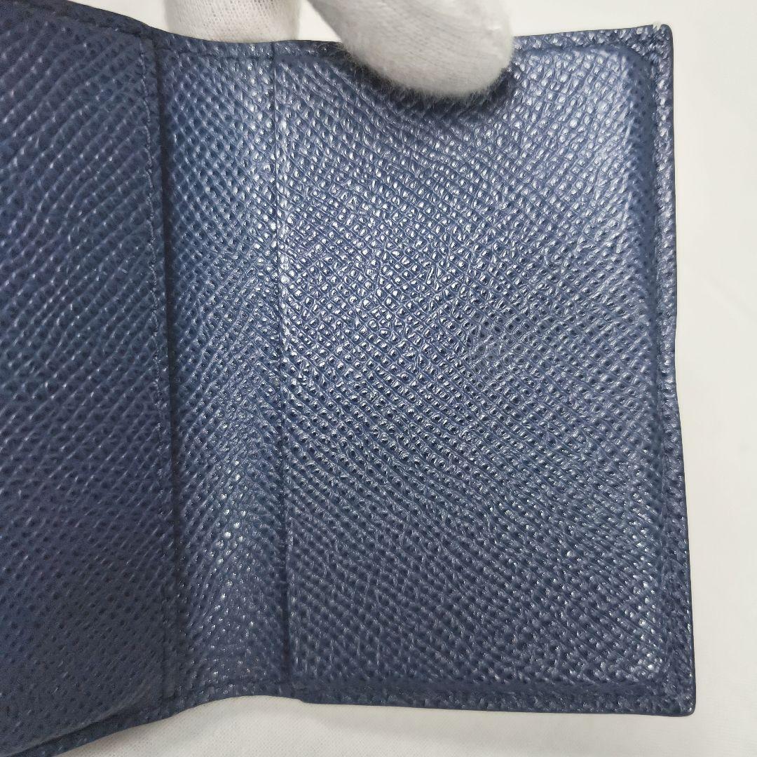 BVLGARI　ブルガリ　フルレザー　コンパクトウォレット　折り財布
