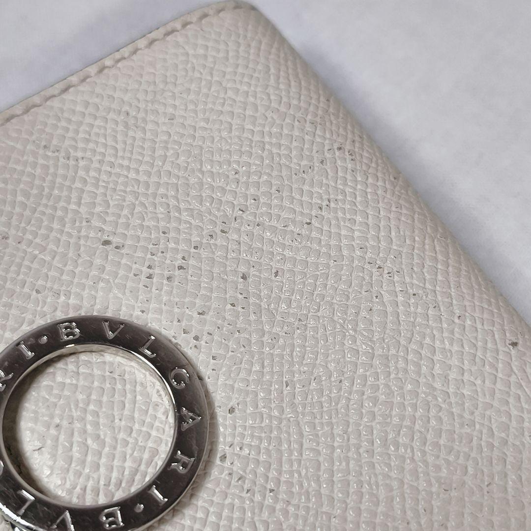 BVLGARI　ブルガリ　フルレザー　コンパクトウォレット　折り財布