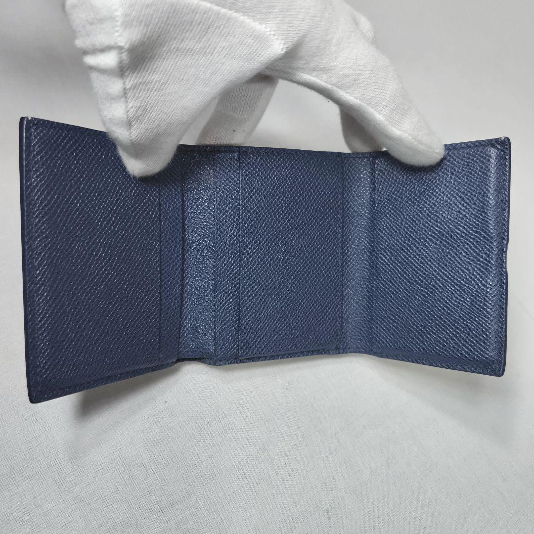 BVLGARI　ブルガリ　フルレザー　コンパクトウォレット　折り財布
