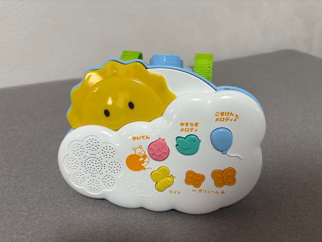 【美品】くまのプーさん えらべる回転6WAYジムにへんしんメリー　プーメリー