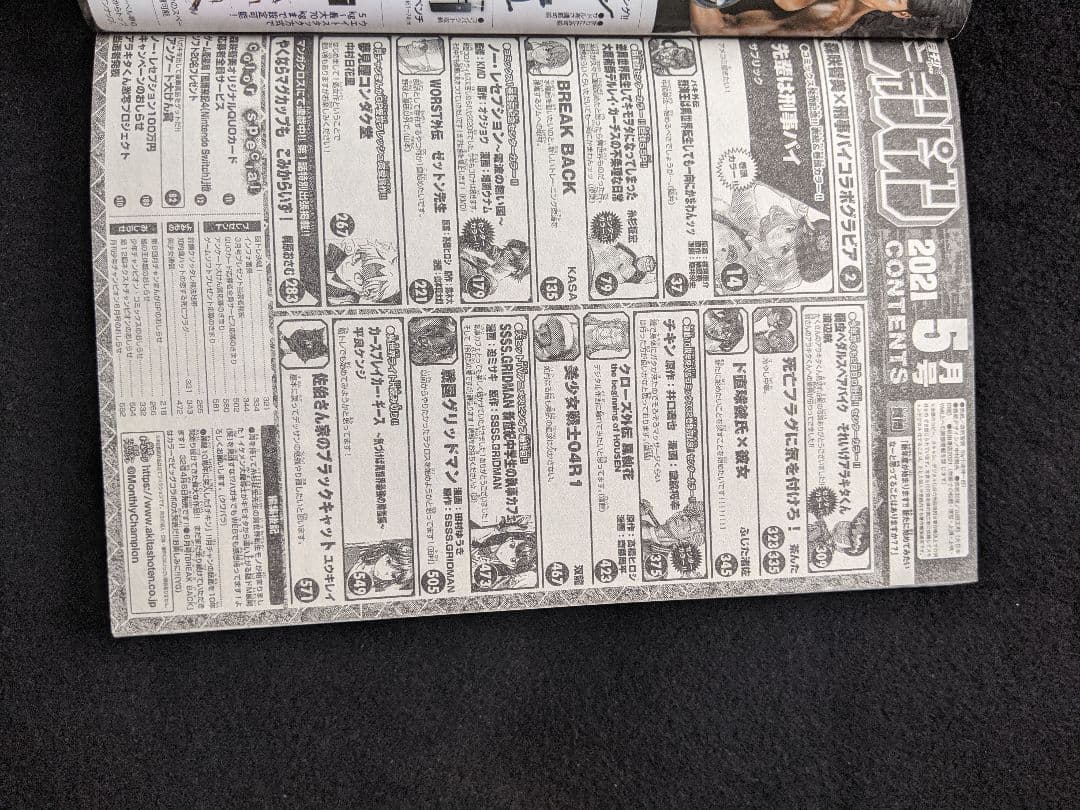 月刊少年チャンピオン　2021年5月号　森咲智美　クリアファイル　先輩は刑事パイ