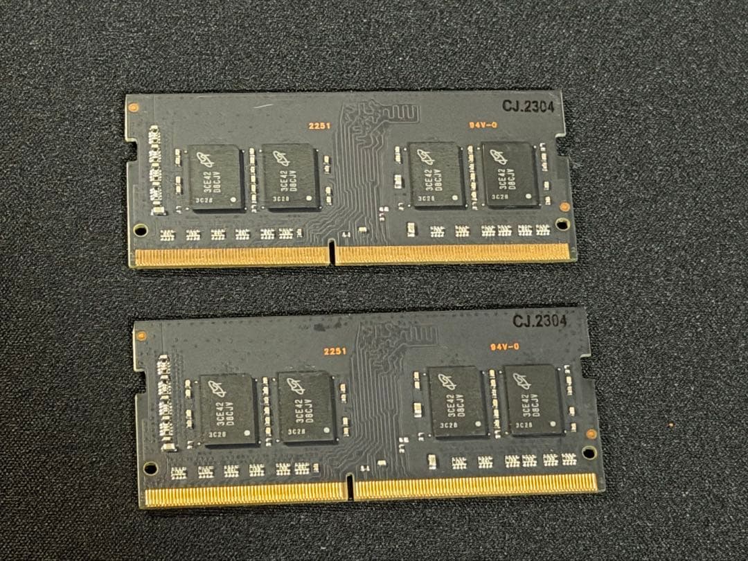 動作確認済32GBDDR4 16GB×2ノートパソコン2枚セットminiPCミニ