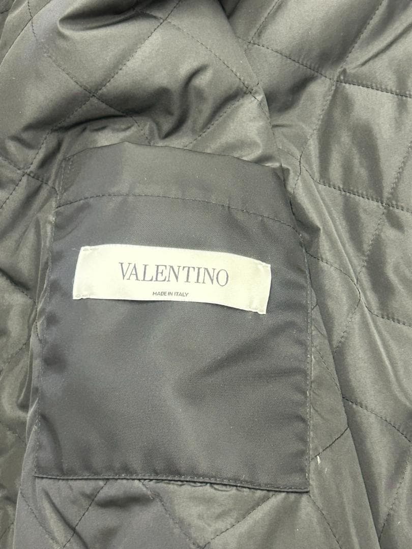 TK008 VALENTINO ブラック フライトジャケット