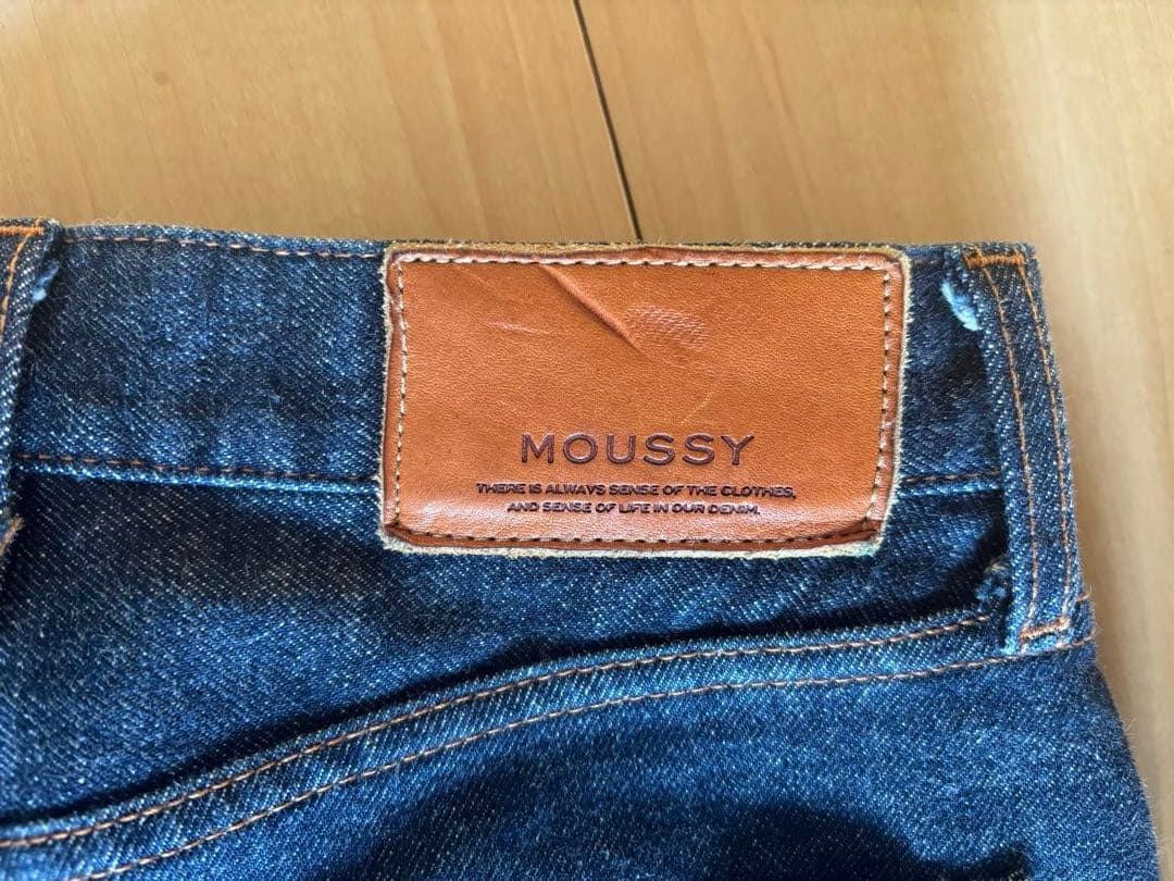 り*ん様 moussy mvs フレアデニム 25 ワンウォッシュ