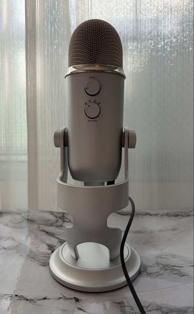 Blue Yeti USB コンデンサーマイク 動作確認済み 本体＋ケーブル