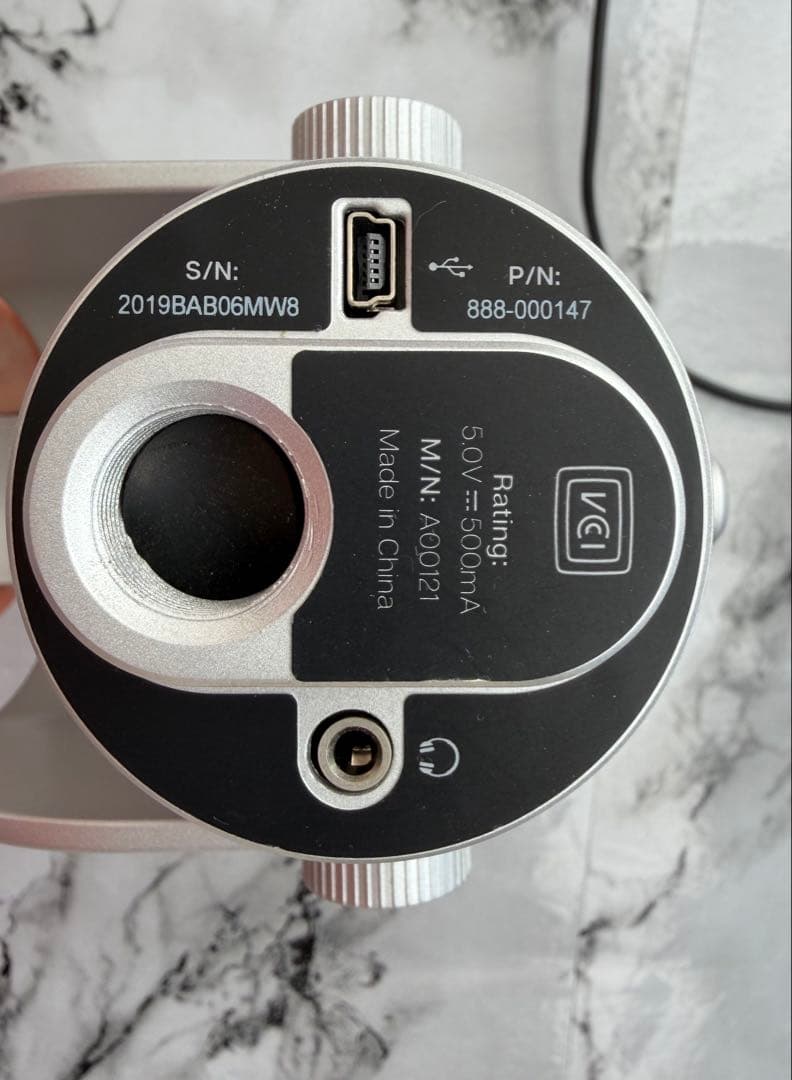 Blue Yeti USB コンデンサーマイク 動作確認済み 本体＋ケーブル