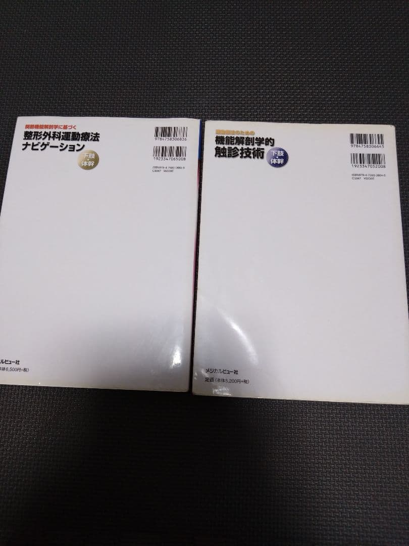新人　理学療法士　作業療法士　整形外科ナビゲーション　触診技術2冊セット　まとめ