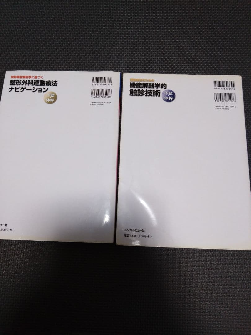 新人　理学療法士　作業療法士　整形外科ナビゲーション　触診技術2冊セット　まとめ