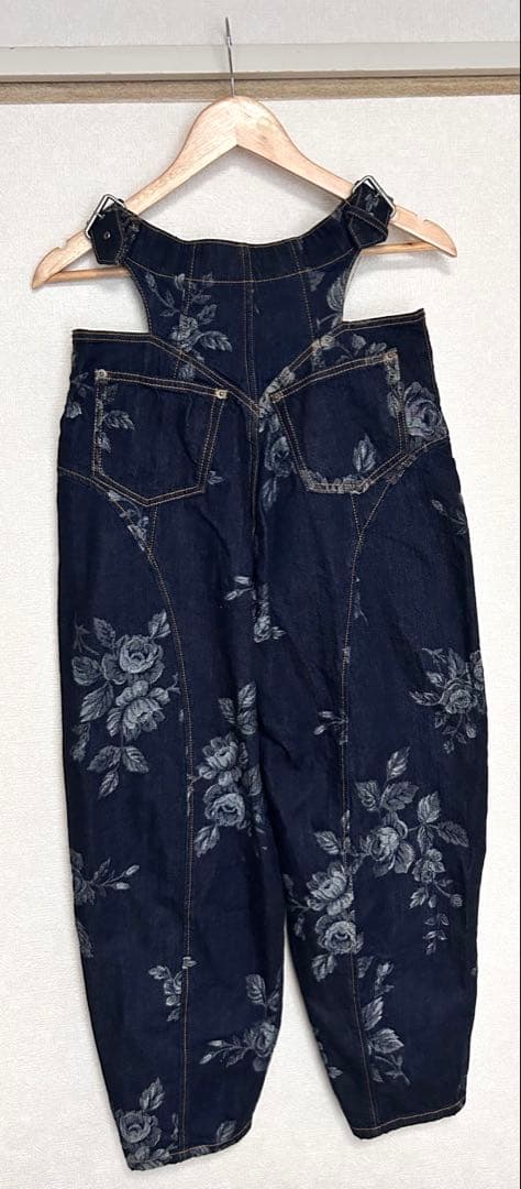 a*読様 fetico ROSE DENIM HIGH-WEST JEANS サ