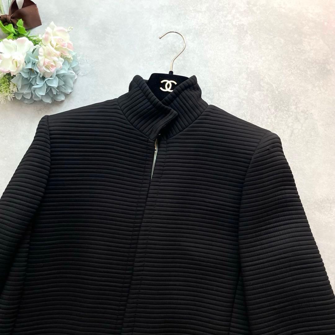 高級感✨エトロ ロングコート 黒 ゴールド 総柄　大きいサイズ 42 XL