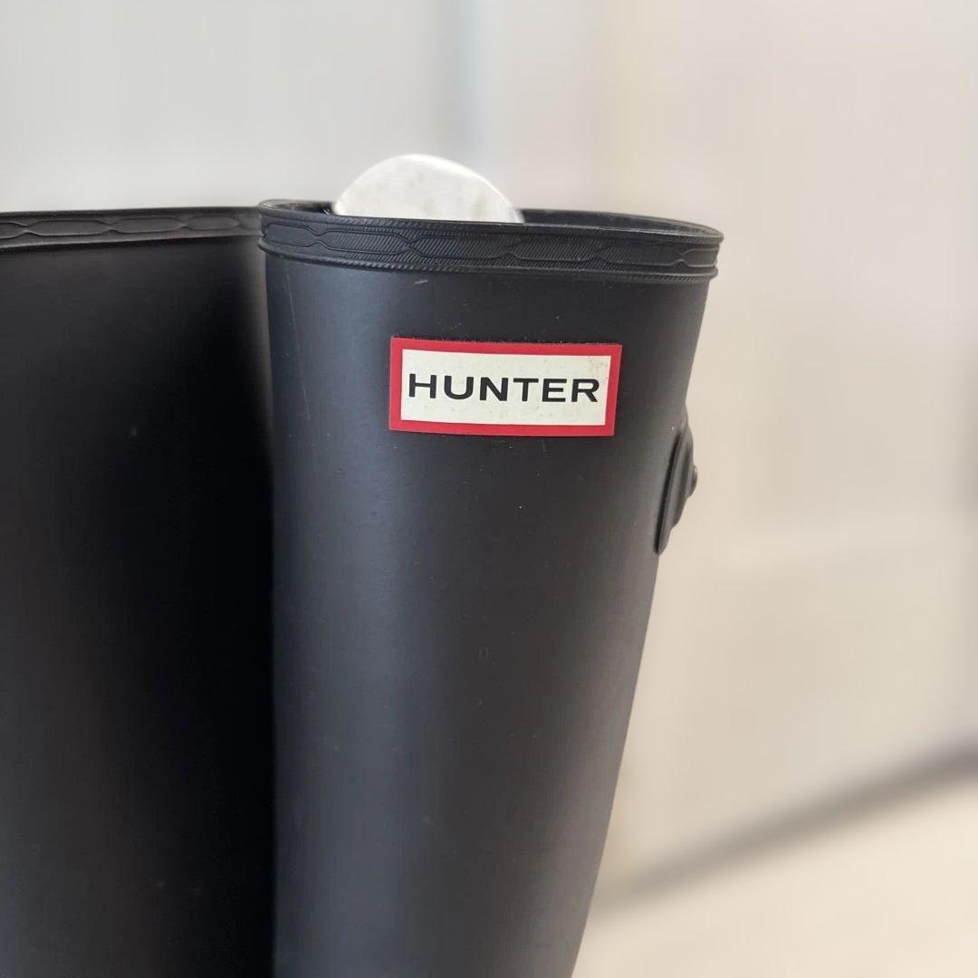 HUNTER ブラック バックル付き　週末までSALE