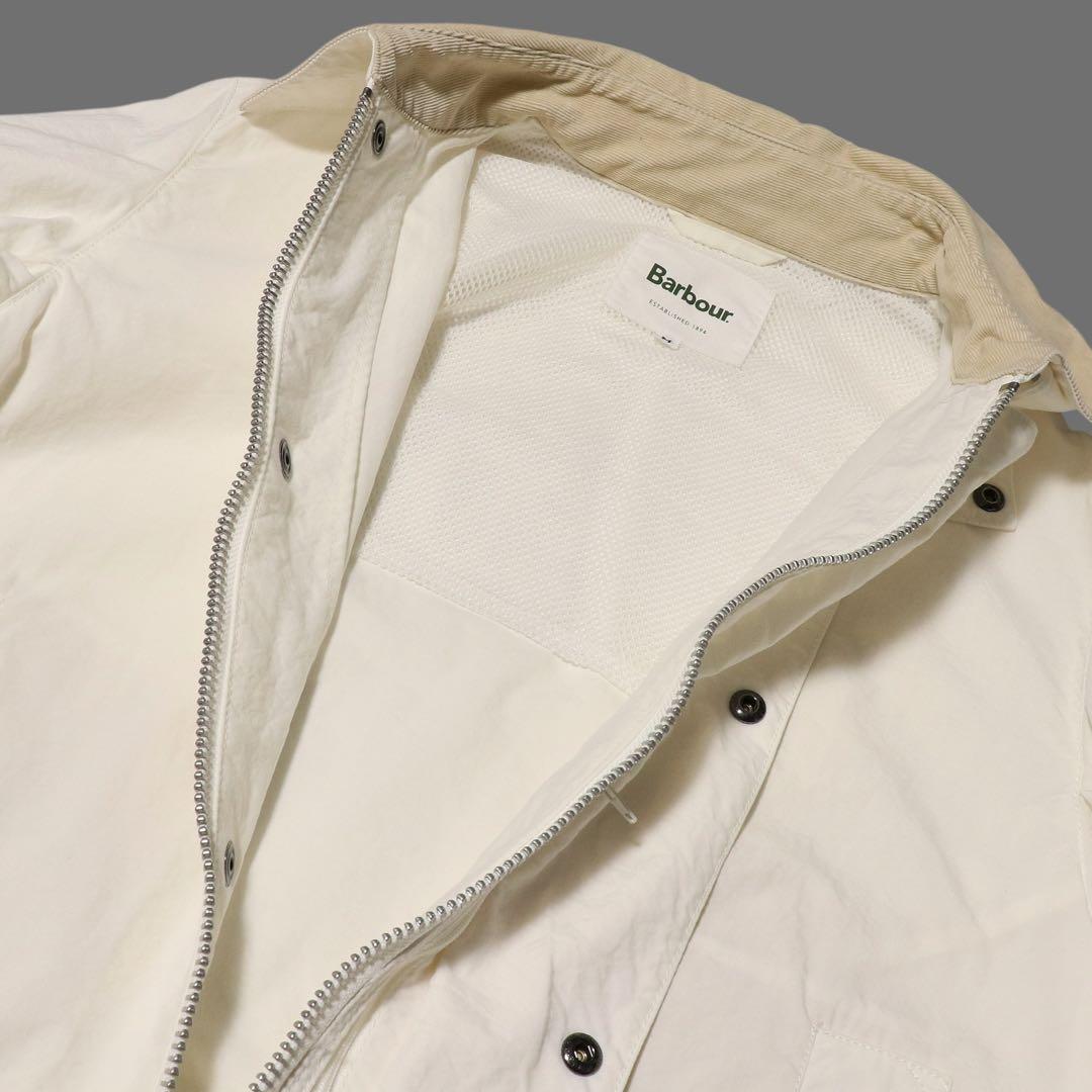 M★Barbour★ビューフォート ジャケット★ノンワックス★ノンオイル★白