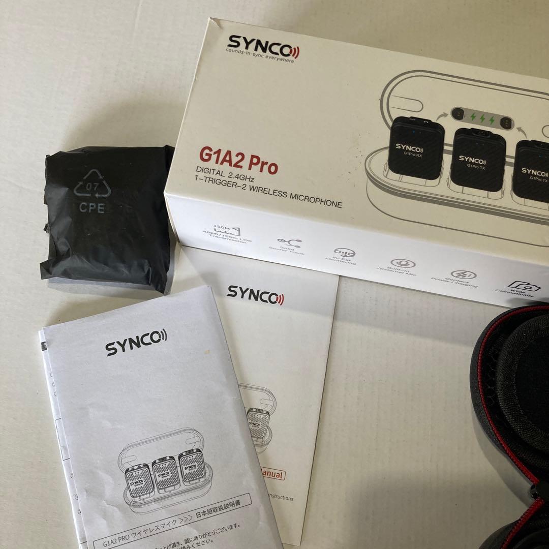 SYNCO G1A2 Pro ワイヤレスマイク