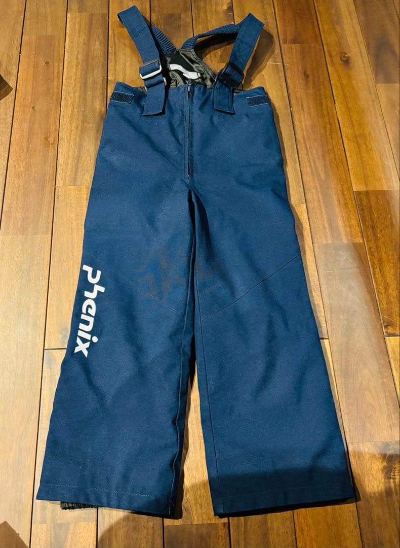 Phenix スキーウェア　110cm 子ども用 レッド×ネイビー
