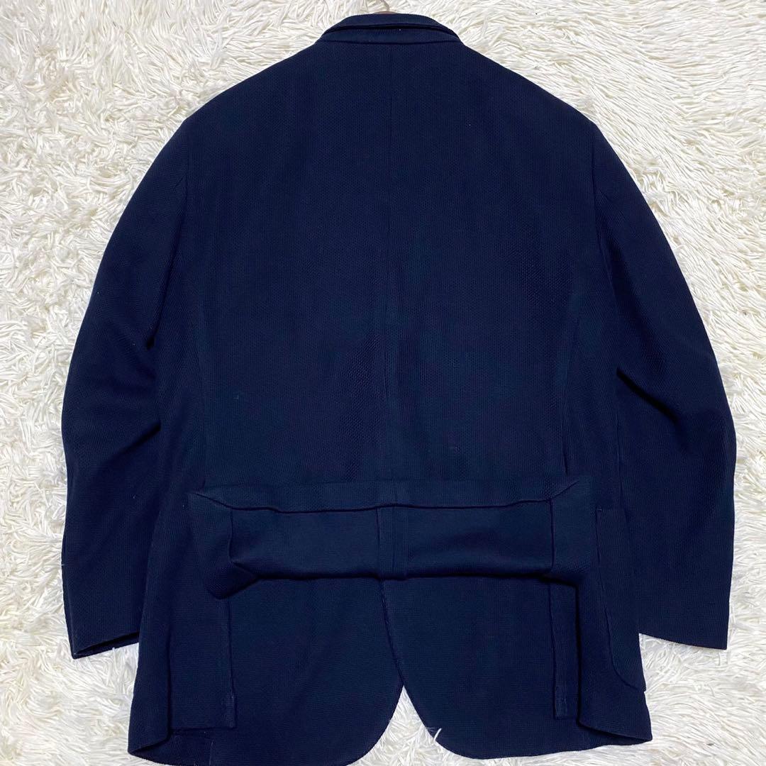 【美品✨】ブルックスブラザーズ 紺ブレ MILANO ジャージー 銀ボタン XL