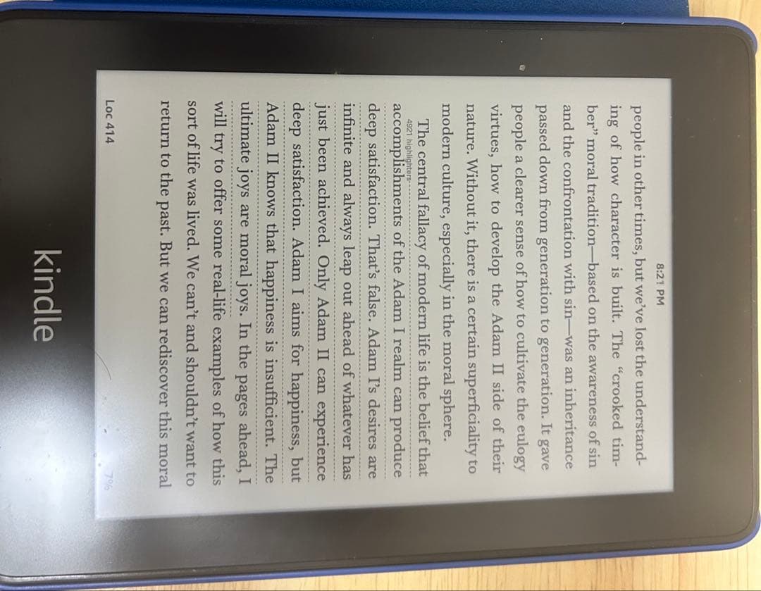 Kindle Paperwhite 第10世代 8GB Wi-Fi 目立つ傷なし