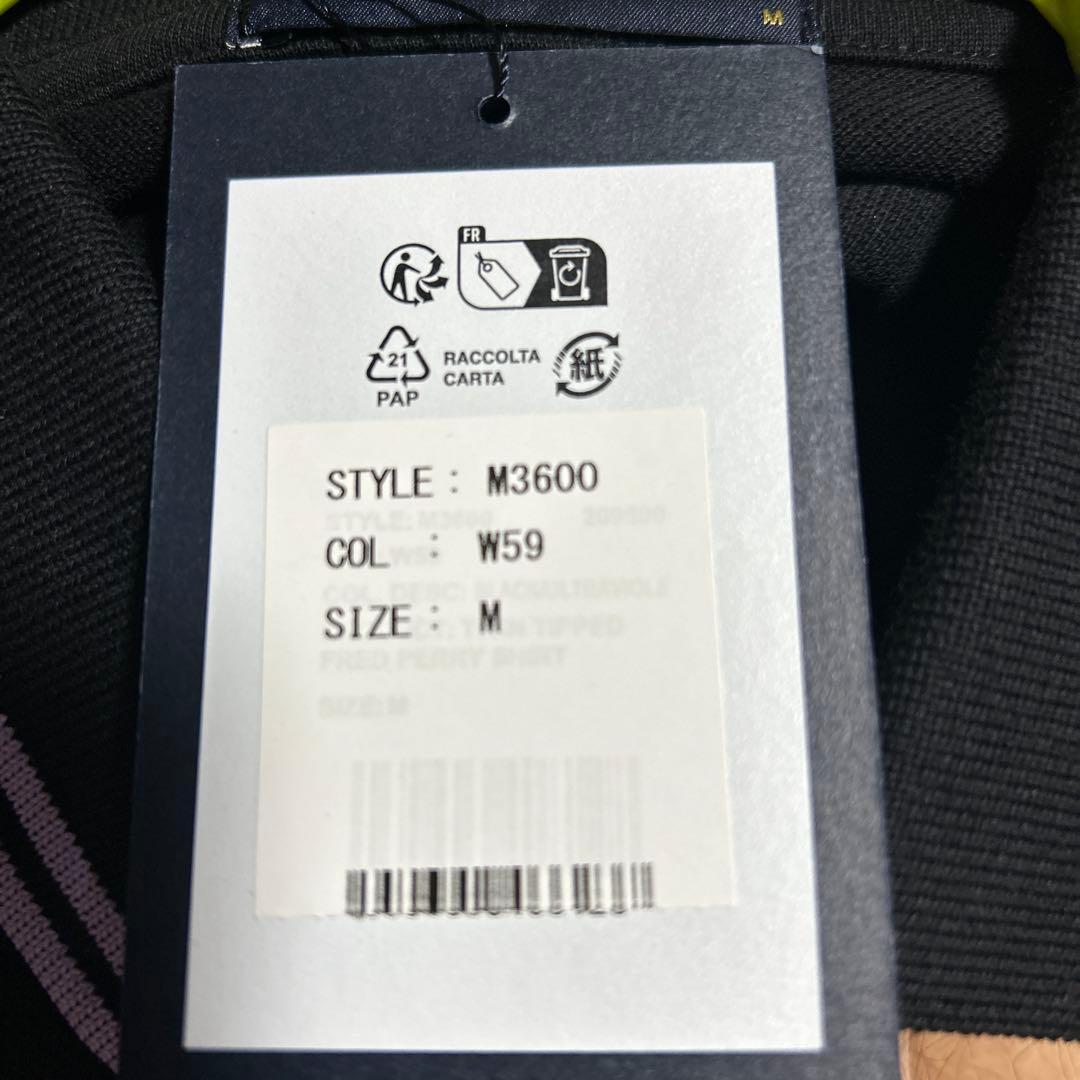 FRED PERRY M3600 ポロシャツ 半袖 M