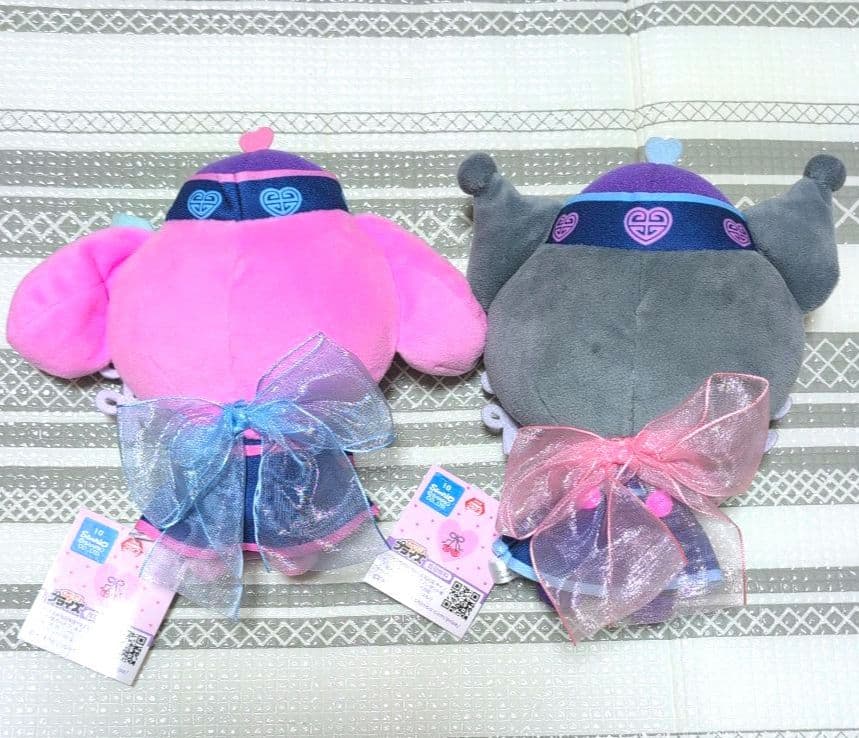 N114☆新品☆ マイメロディ クロミ　プリティキョンシーぬいぐるみ　2点セット
