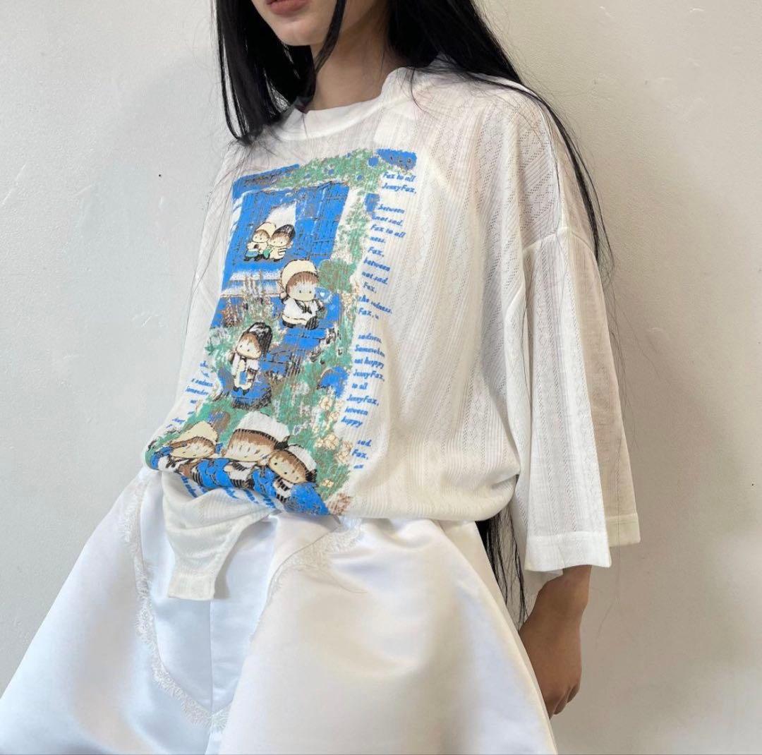 トップス 25SS JennyFax Retro Cartoon Mikio Sakabe