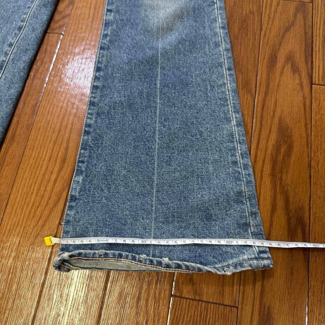 マウジー moussy mvs flare denim 22インチ、ブルー