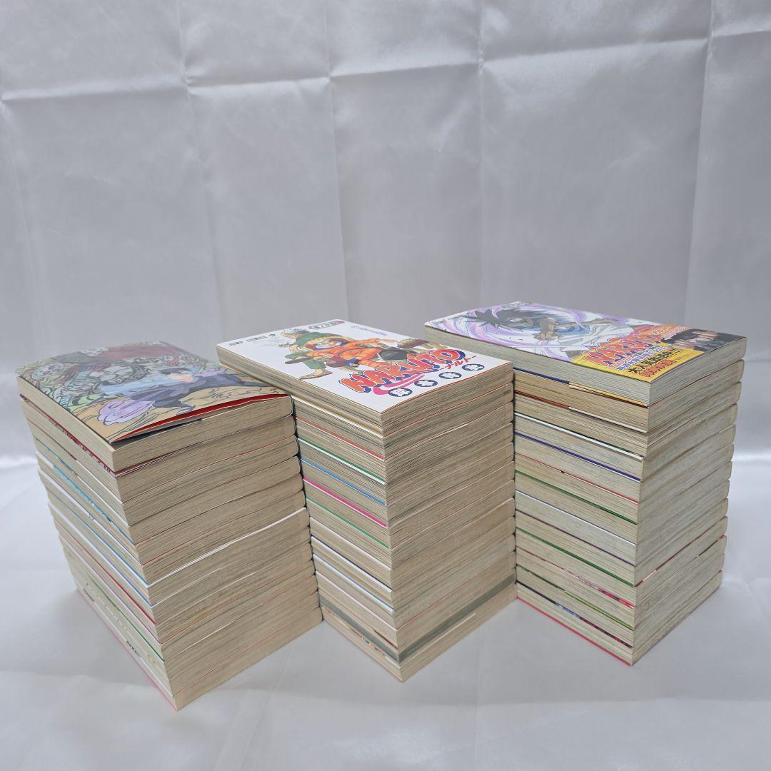 NARUTO 全72巻[完]+関連本3冊+限定ブックカバー付き N01