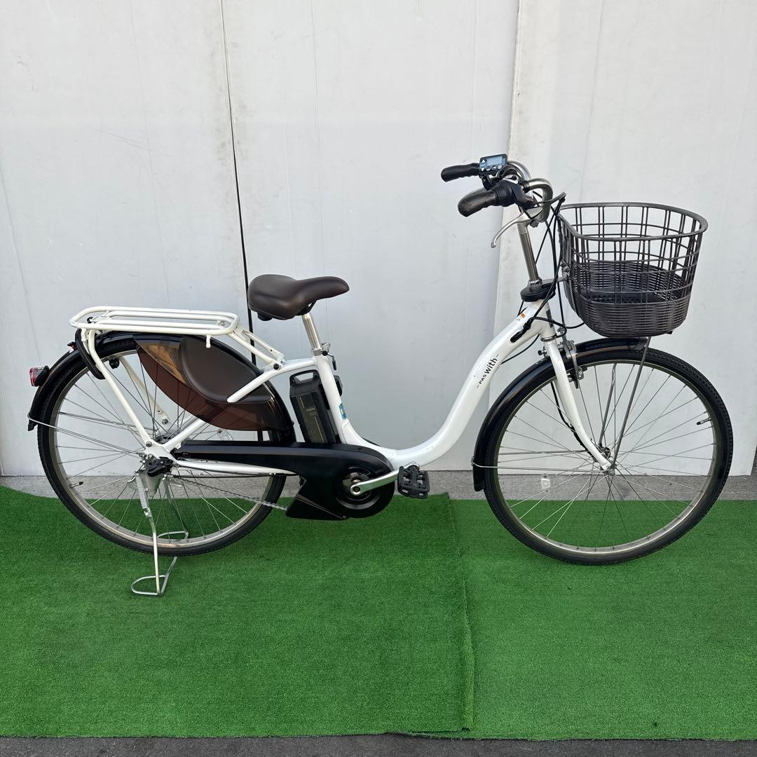 YAMAHAヤマハ電動アシスト自転車26インチ 12.3Ah ホワイト