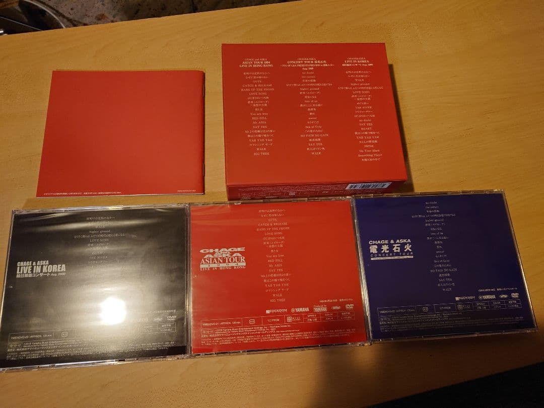 ☆極美品☆CHAGE and ASKA LIVE DVD BOX 4