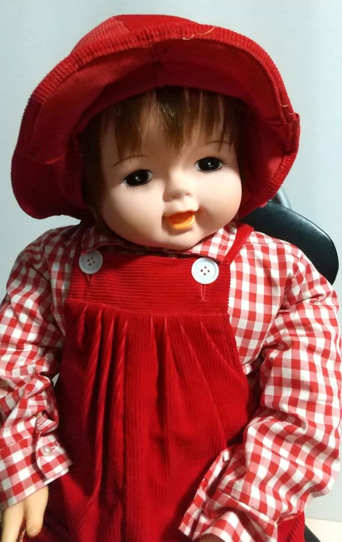 超レア 未使用 昭和レトロ2歳児人形 等身女の子 80㎝
