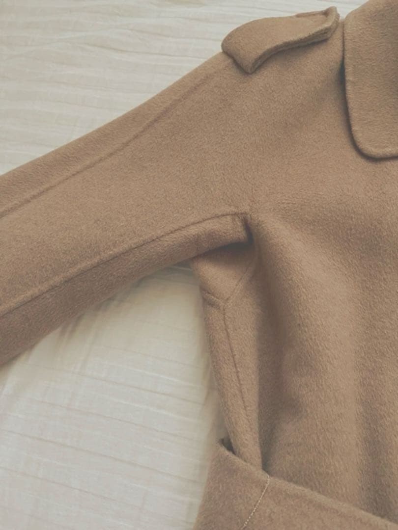 MaxMara ベージュ ダブルフェイスコート