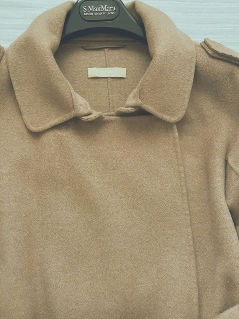 MaxMara ベージュ ダブルフェイスコート