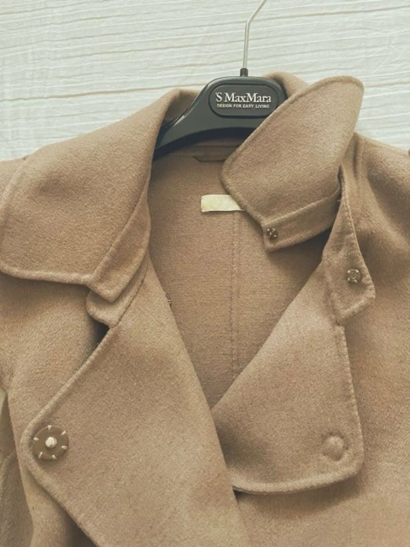 MaxMara ベージュ ダブルフェイスコート