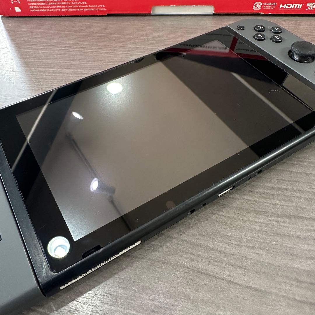 【画面美品】Nintendo Switch グレー 動作確認済 付属品完備