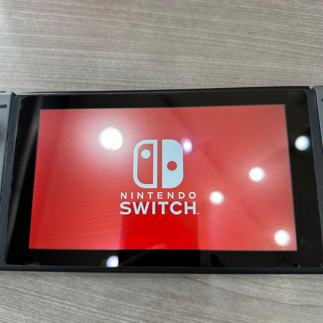 【画面美品】Nintendo Switch グレー 動作確認済 付属品完備