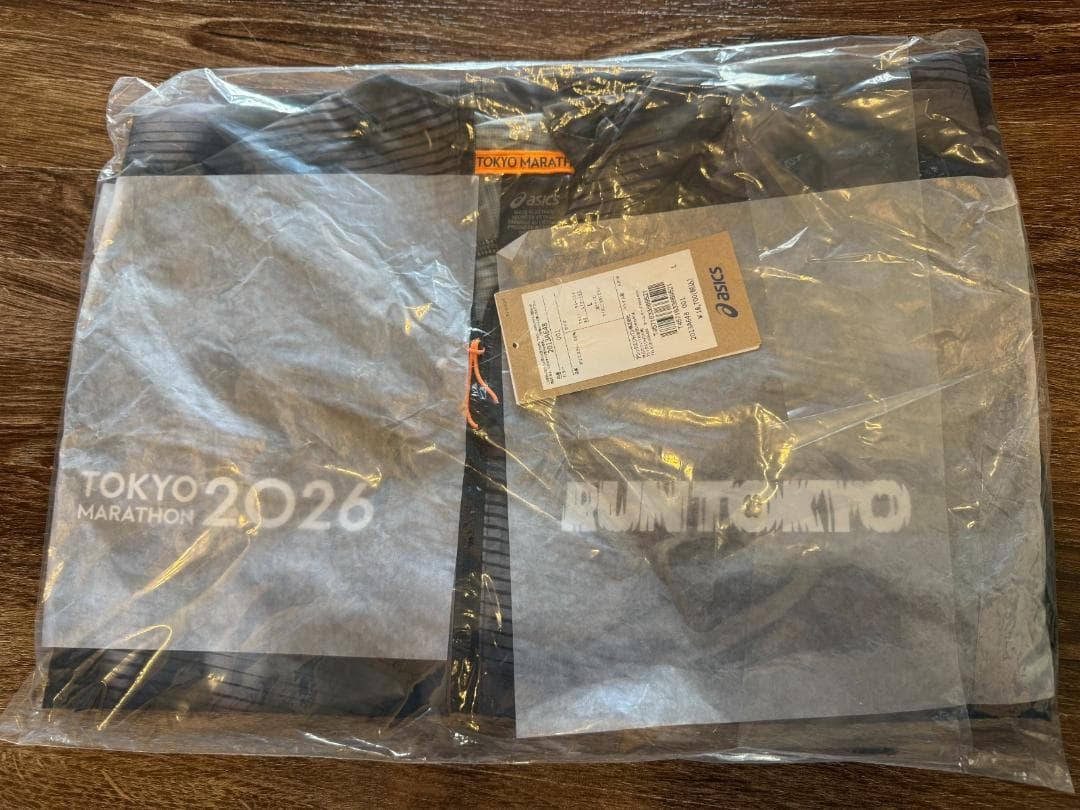 ASICS東京マラソン2026RUN TOKYOウィンドブレーカーブラック M