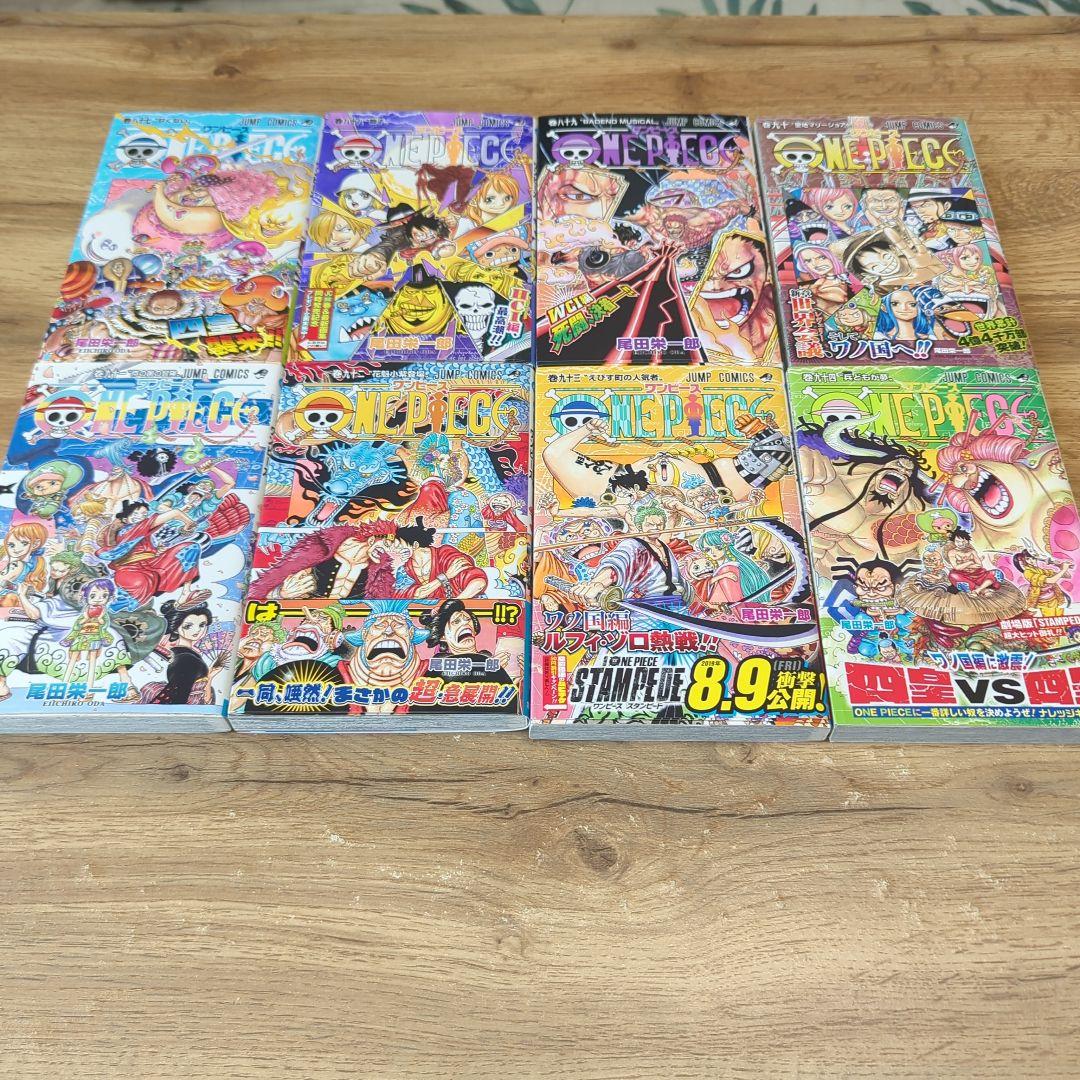 ONE PIECE 79〜111巻全巻初版帯、冊子多数33冊セット