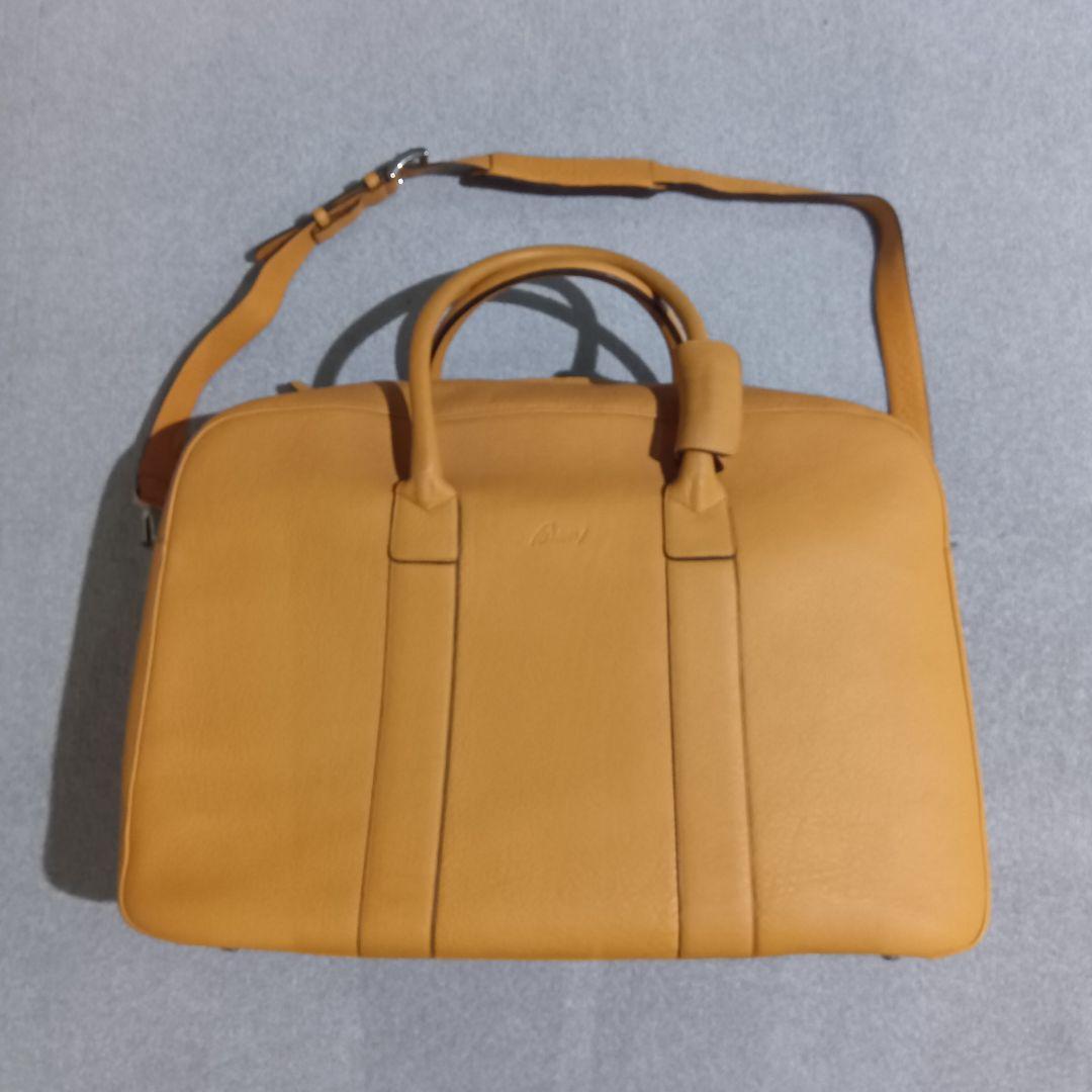 Brioni、ブリオーニ、レザー、ボストンバッグ、高級
