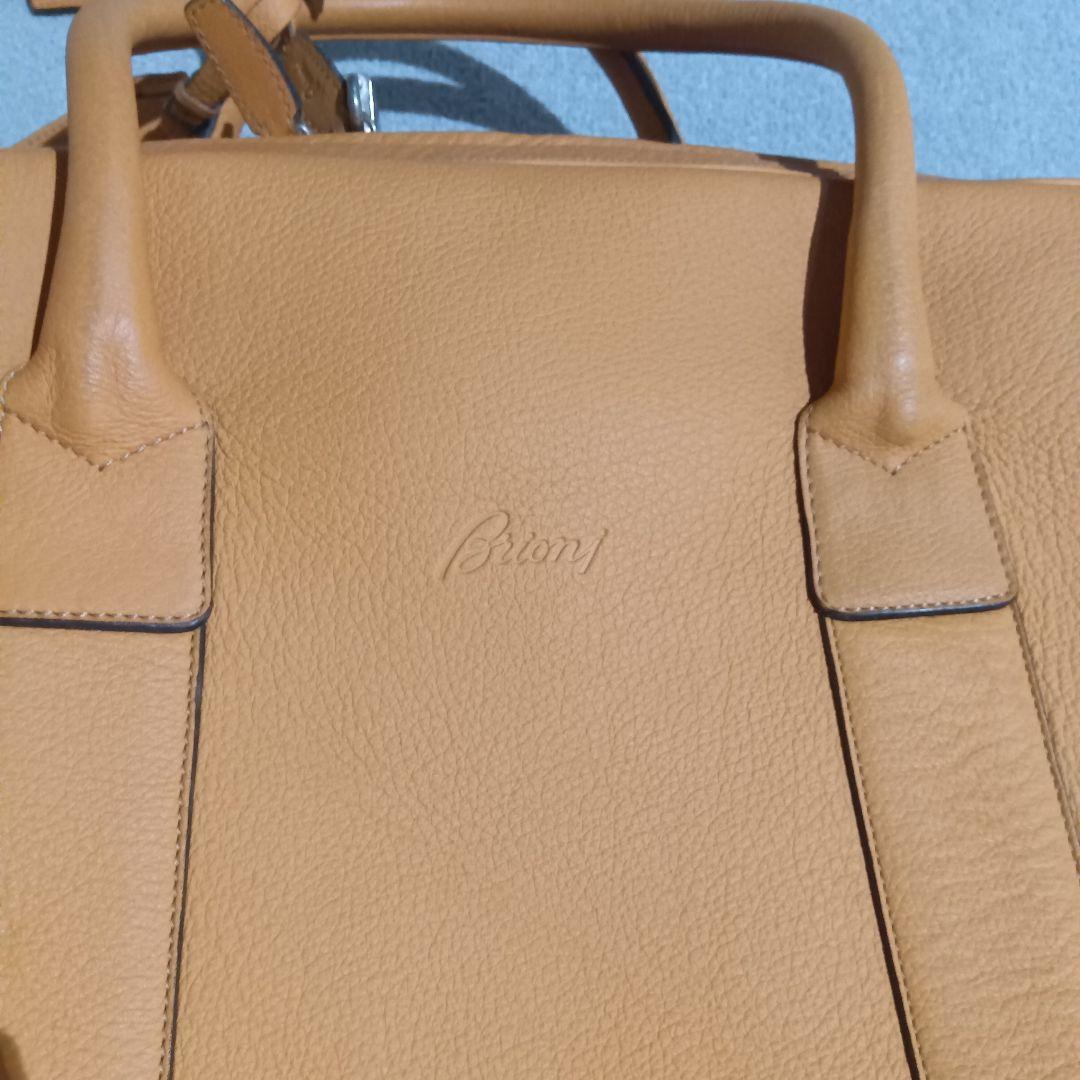 Brioni、ブリオーニ、レザー、ボストンバッグ、高級