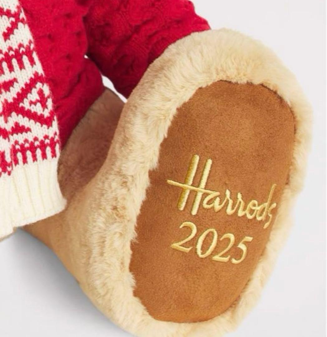ハロッズ テディベア 2025年 クリスマスベア くまさん ぬいぐるみ