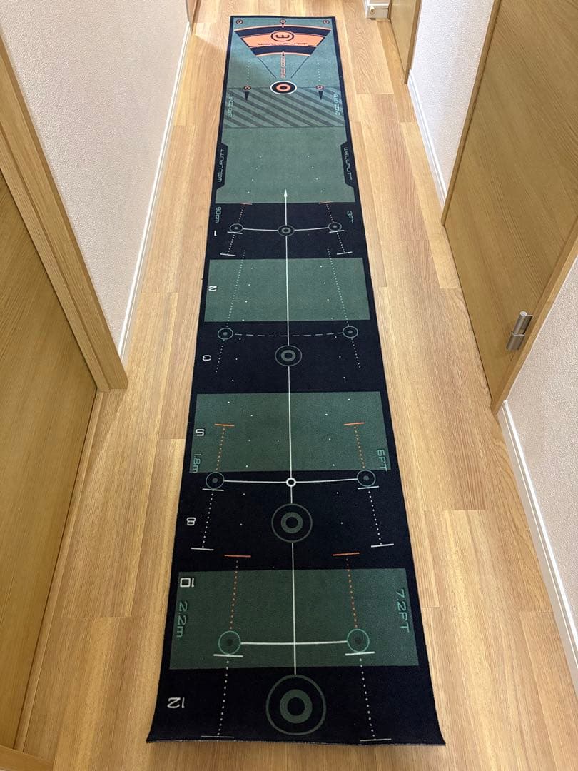 タイムセール✨【美品】WELLPUTT パッティングマット　練習　3メートル