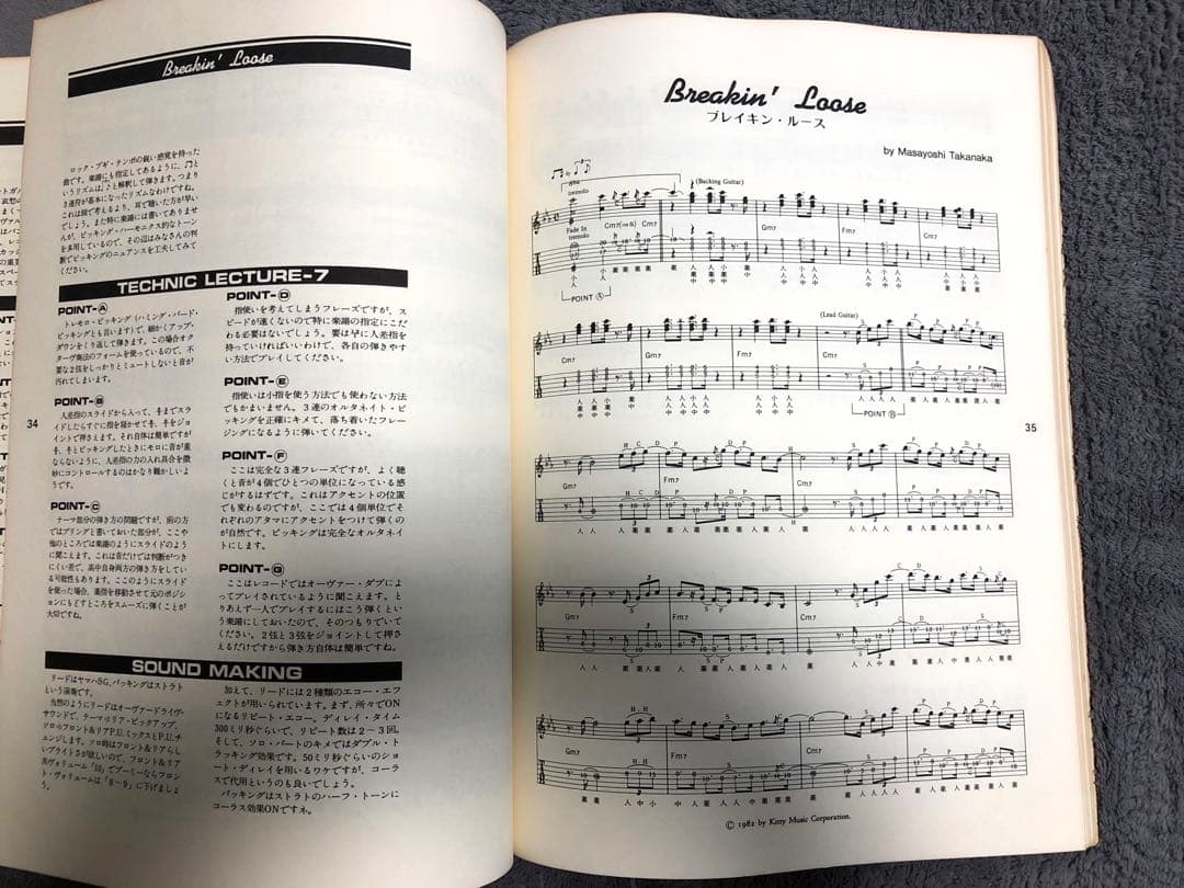 高中正義 サダージ全曲集　ギタースコア　タブ譜、演奏解説付き