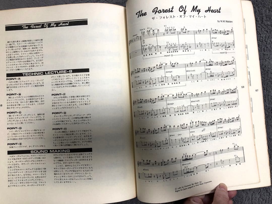 高中正義 サダージ全曲集　ギタースコア　タブ譜、演奏解説付き