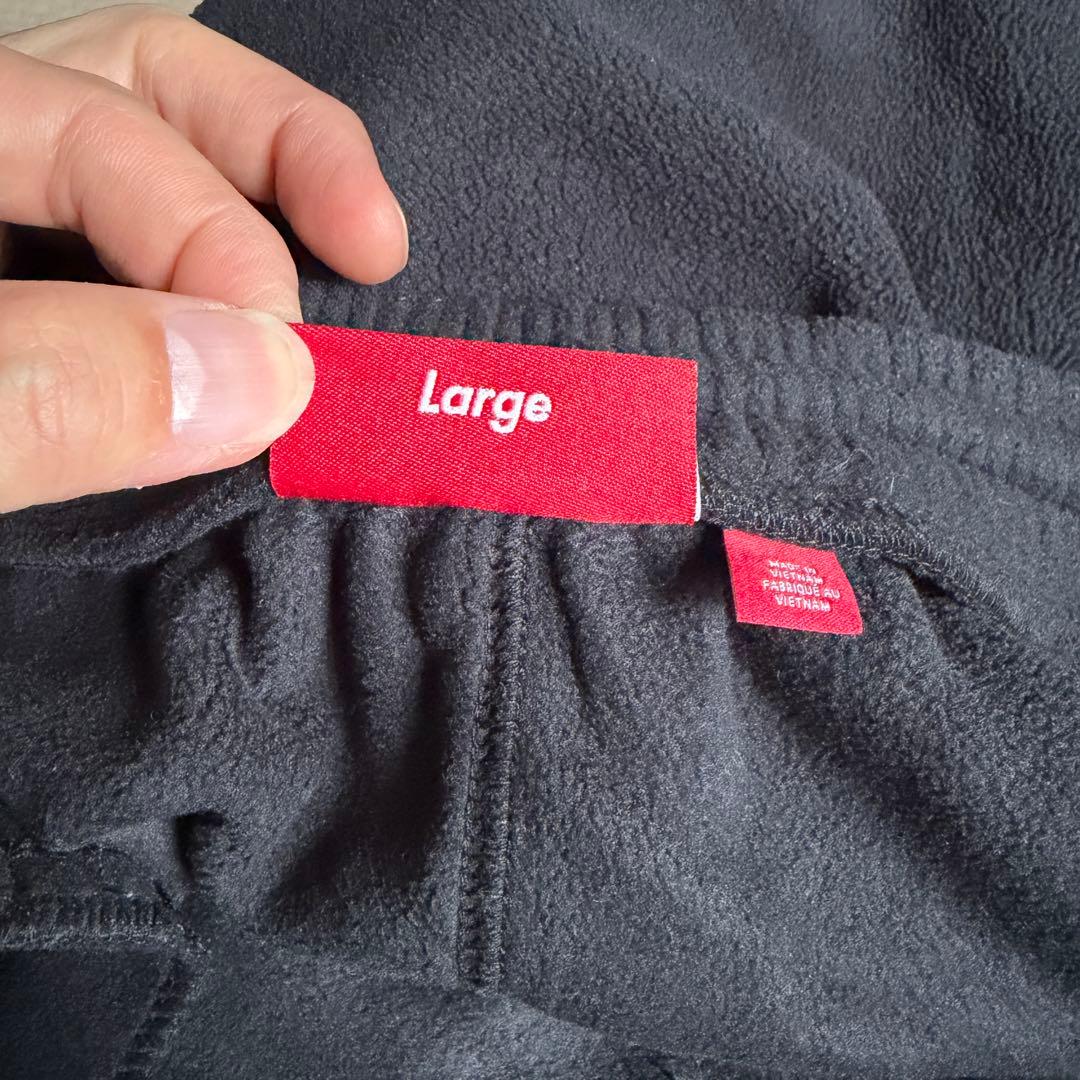 【Lサイズ】 Supreme フリースパンツ 黒 Polartec Pant