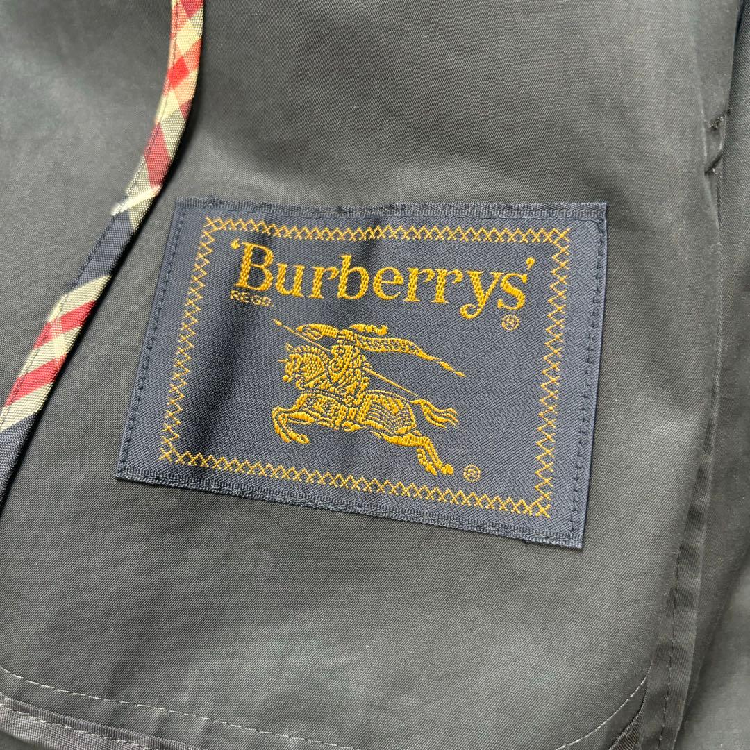 BURBERRYS バーバリーズ ヴィンテージ トレンチコート ブラック ベルト