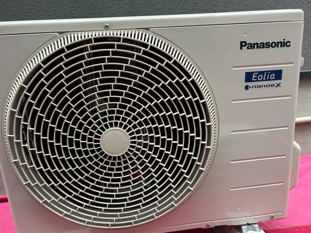 【美品】Panasonic Eolia エアコン本体 室外機　6畳用