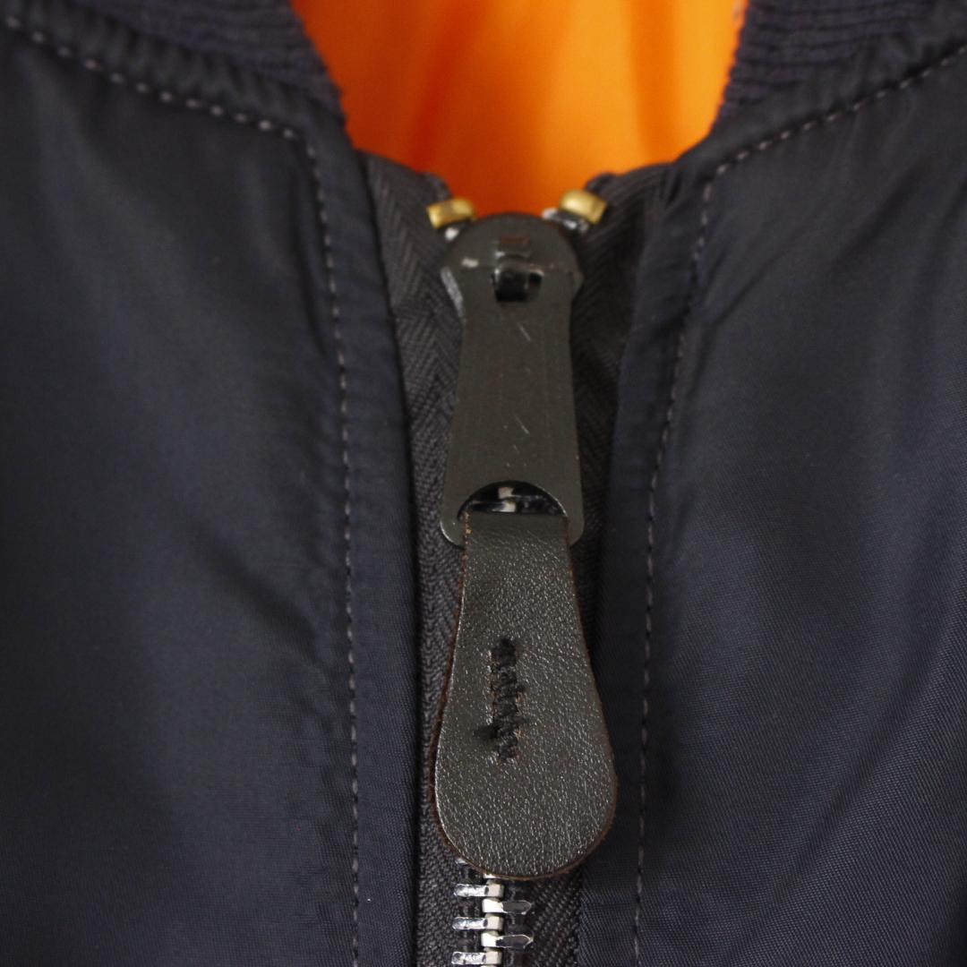 ALPHA INDUSTRIES USA MA-1 XL ネイビー ワッペン