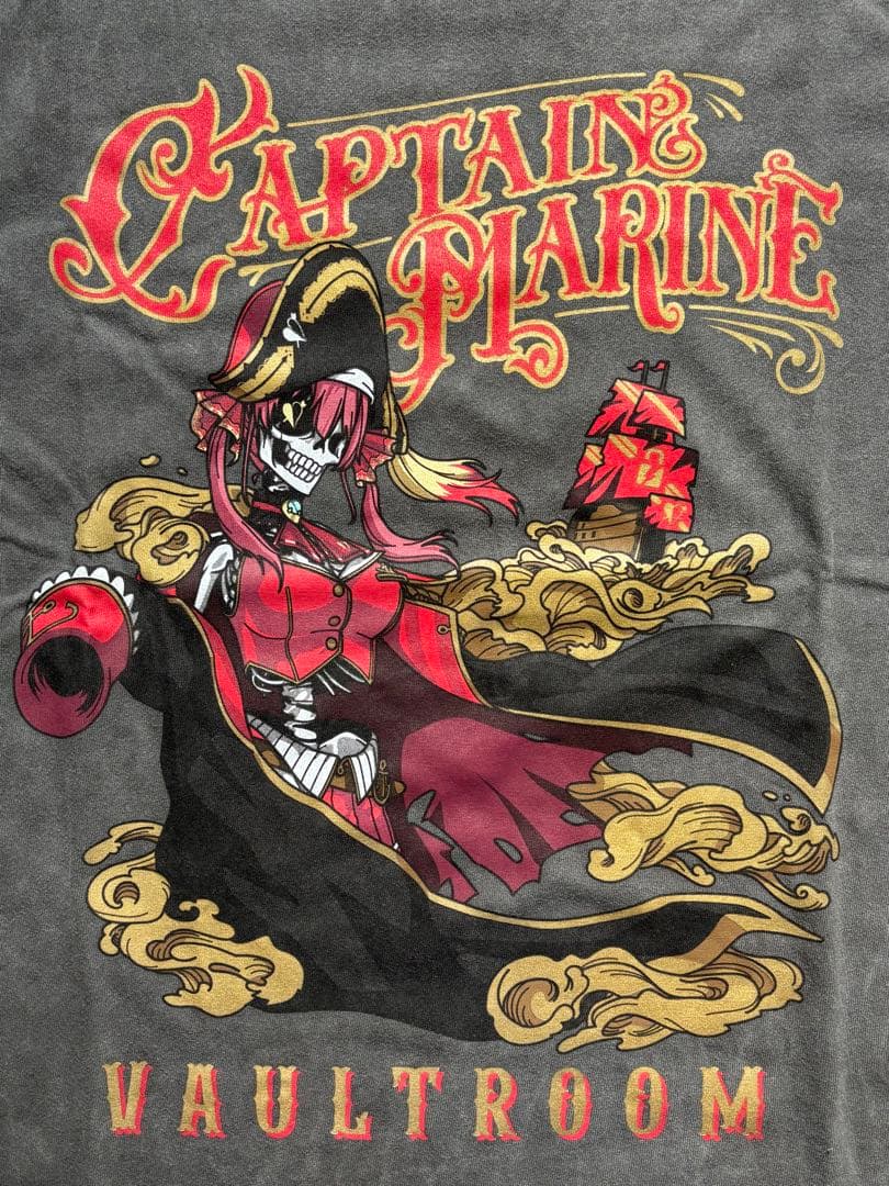 vaultroom×宝鐘マリン CAPTAIN MARINE TEE Mサイズ