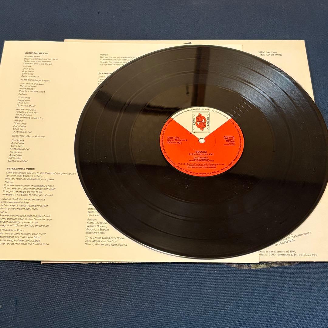 Sodom In the Sign of Evil スラッシュメタル レコード